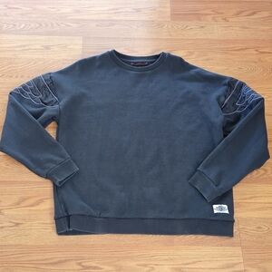 Nike Air Jordan Men's Classic Wings Black Sweatshirt Hoodie Large Jumpman Tag